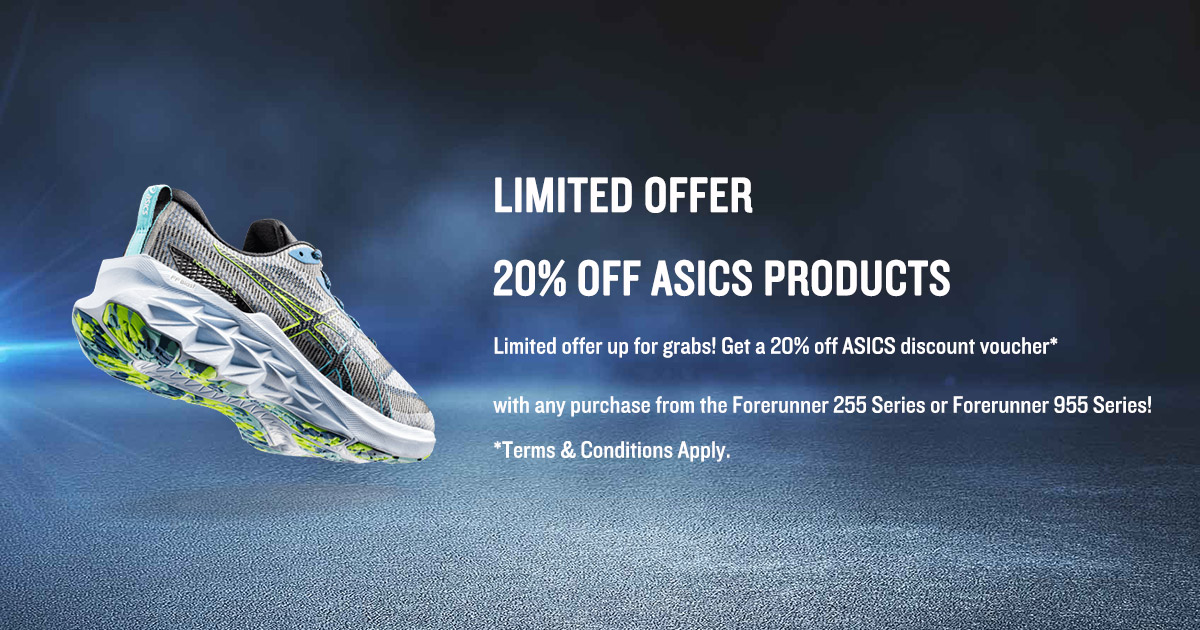 [20220714] Enjoy an exclusive ASICS offer when you purchase a Forerunner 955!
