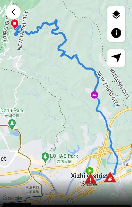 Garmin Connect App, Plan Your Route, Bike Lanes & Trail