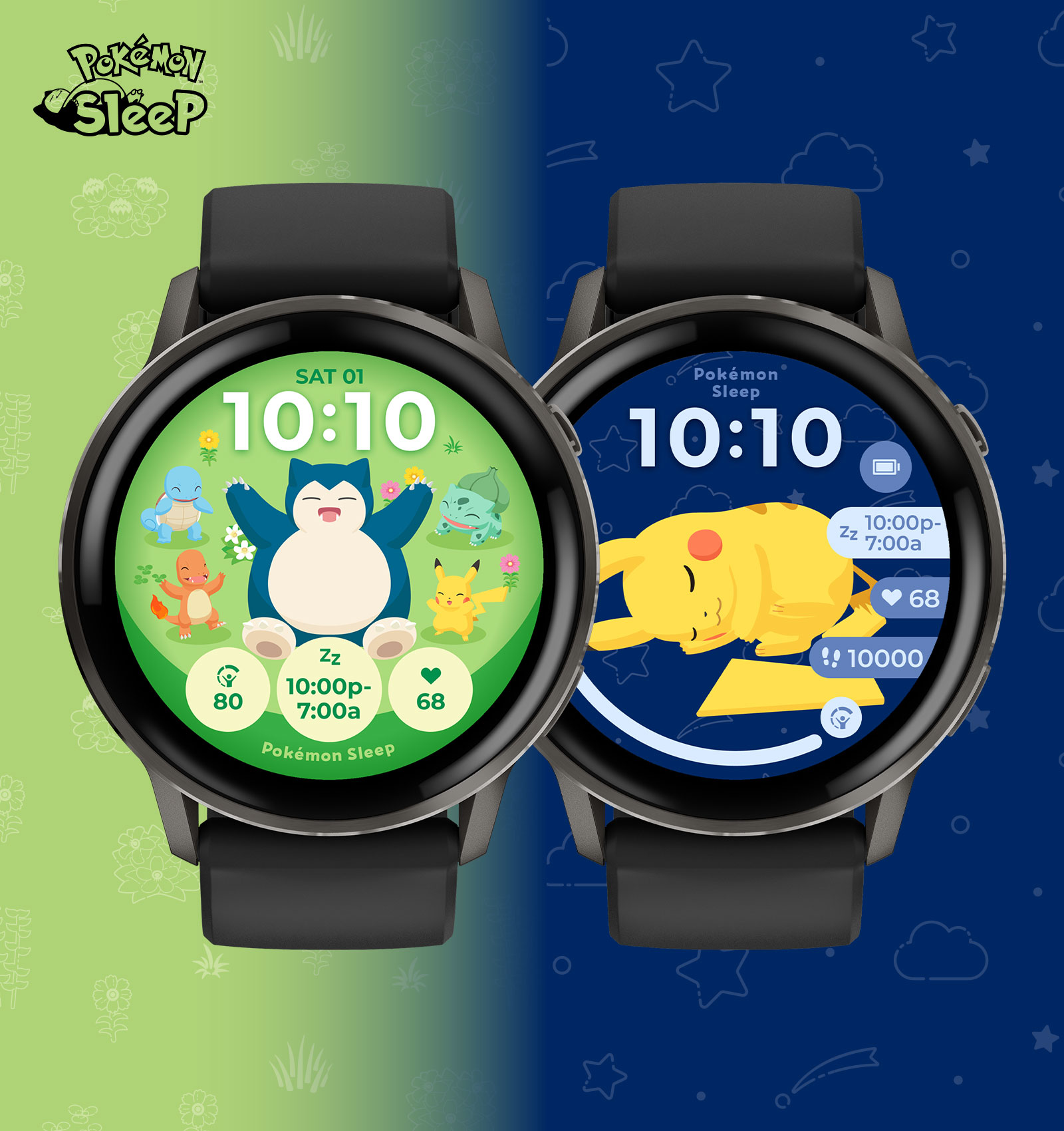 POKÉMON SLEEP WATCH FACES - Available for select devices in the Connect IQ Store