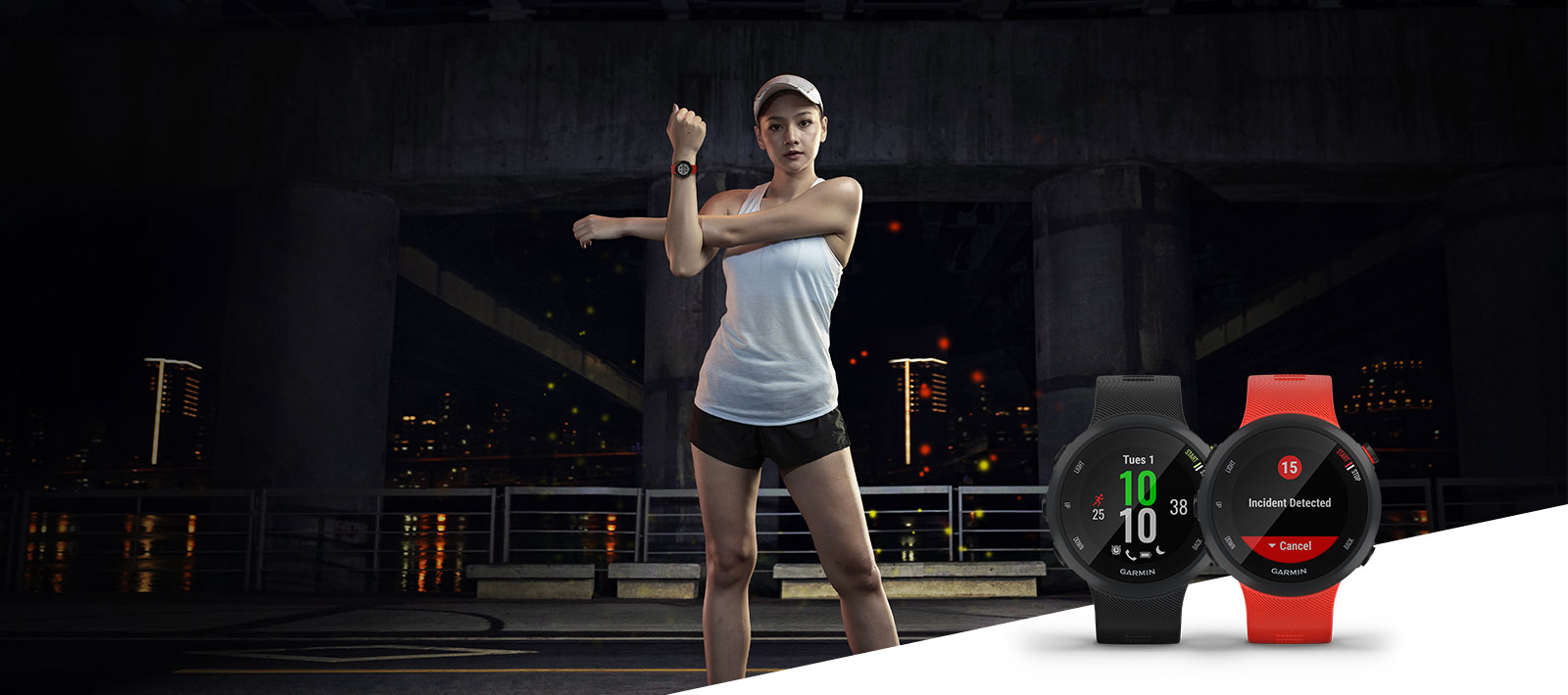 Forerunner 45 - Simple-to-use GPS Running Watch with Wrist-based Heart Rate