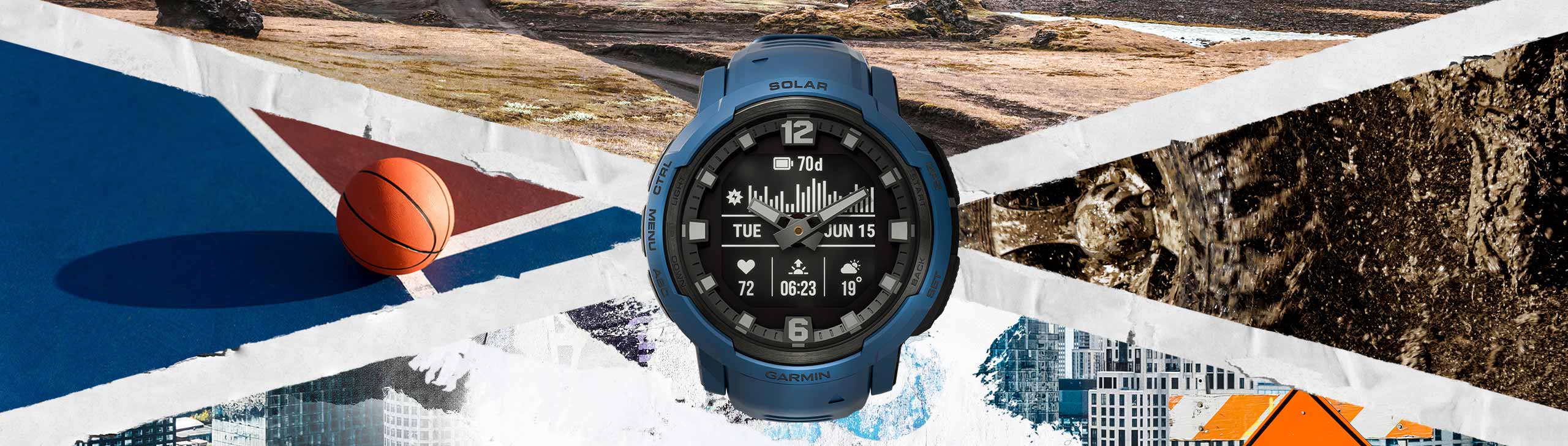 Instinct Crossover - Hybrid GPS Multisport Smartwatch