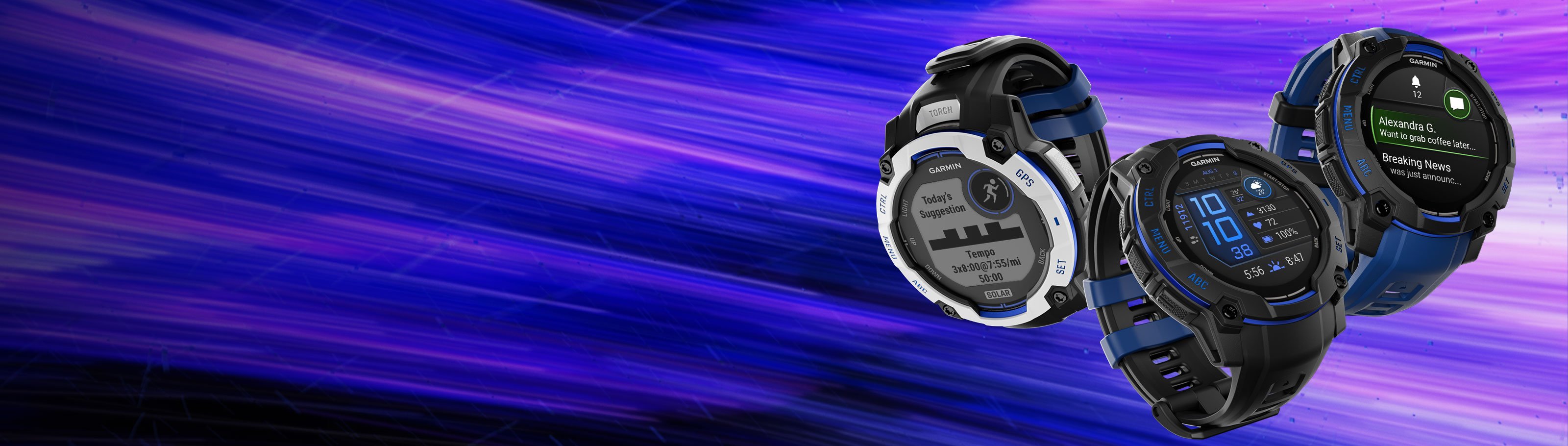 Instinct 3 Supernova - Limited EditionRugged  Outdoor  GPS  Smartwatch