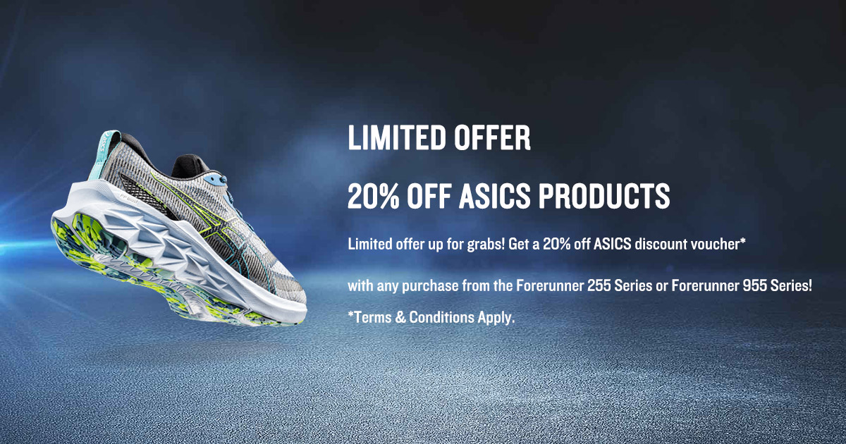 Enjoy an exclusive ASICS offer when you purchase a Forerunner 955 News Garmin Philippines