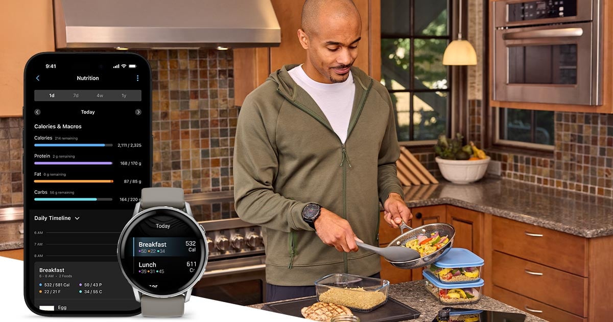 [20260105] Stay on top of nutrition goals in Garmin Connect