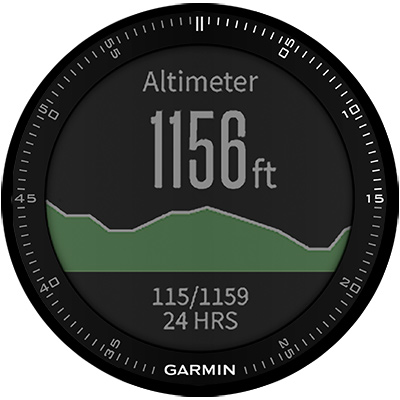 fēnix 3 altimeter