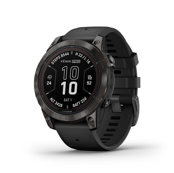 f nix 7 Pro Sapphire Solar Advanced GPS Smart wristwatch with Solar Charging Carbongray Sports Fitness Garmin Philippines