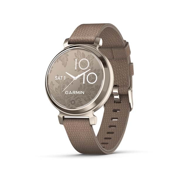 無金利ローン可】 ガーミン GARMIN リリー2 クラシック マルベリー レザー / ダークブロンズ Lily 華々しく 2 Classic  Mulberry Leather / Dark Bronze 010-02839-51 レディース スマートウォッチ 小さめ Suica 生理周期  心拍計 健康 おしゃれ garmin