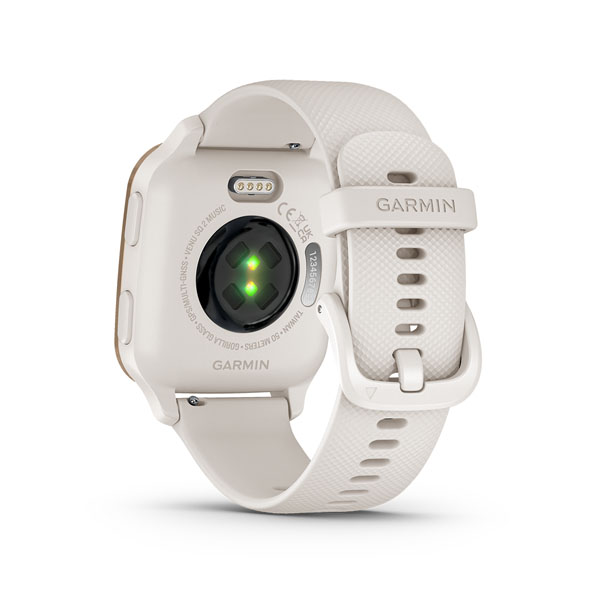 Garmin Venu Sq 2 'Music Edition' Smartwatch In Ivory
