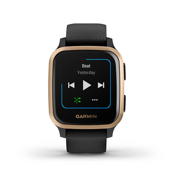 Garmin black shop and rose gold